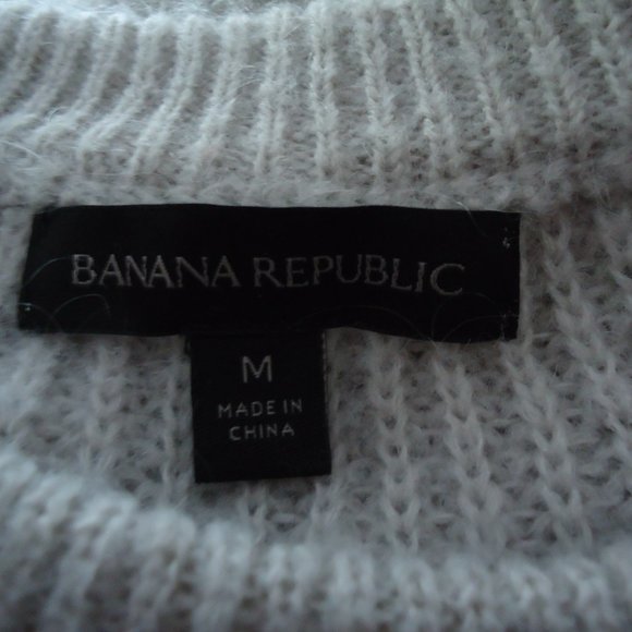 Banana Republic Sweater M Crew Fringe - Picture 6 of 7